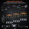 LEDMIRCY R4 Pure White LED Rock Lights Kit with Roker