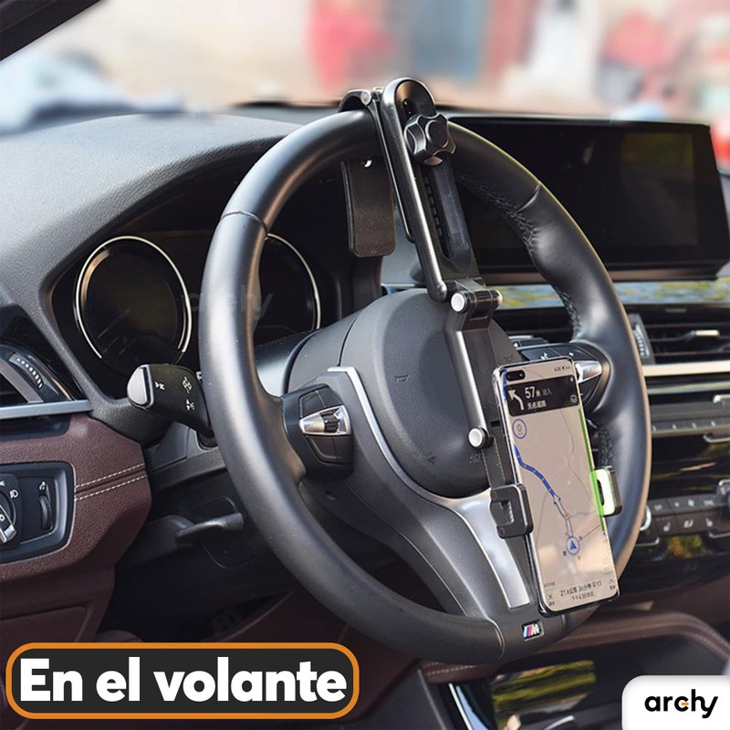 Archy Soporte para Celular Automovil Brazo Articulado Multiuso Sujetador Parasol