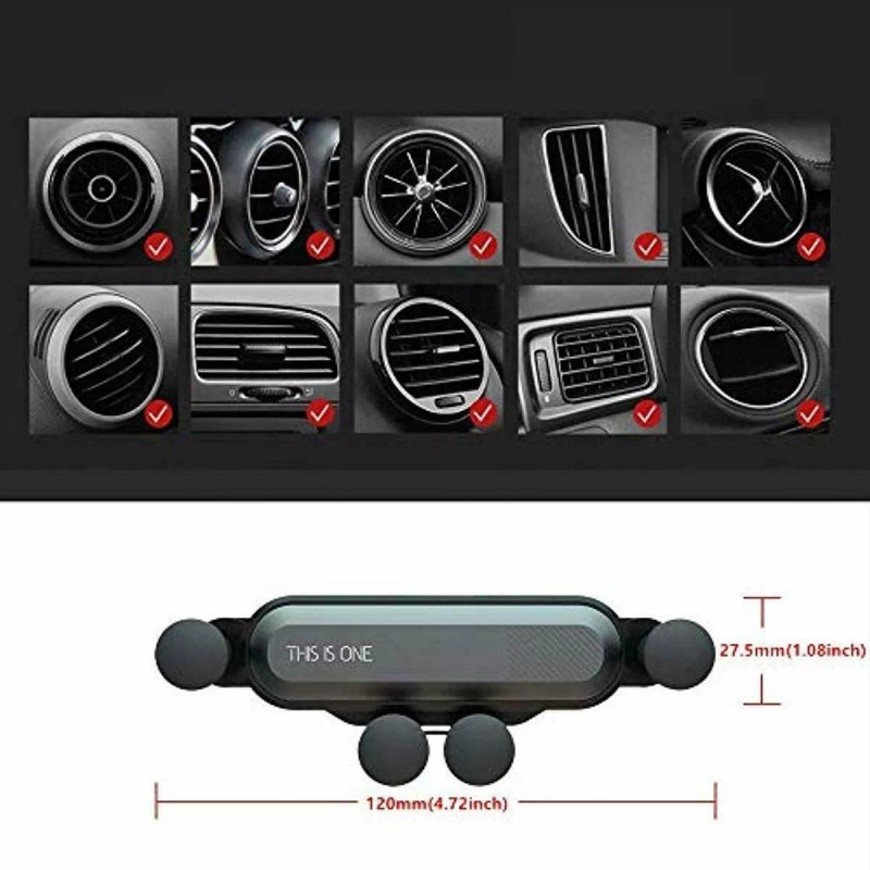 OEM Holder Por Gravedad Celular Universal Para Carro Rejilla A/c