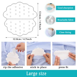 Armpit Pads Pack of 40 Armpit Sweat Pads Underarm Pads Women Men Anti Sweat Pads
