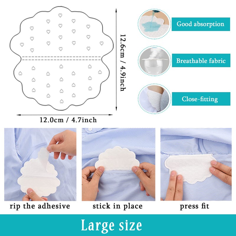 Armpit Pads Pack of 40 Armpit Sweat Pads Underarm Pads