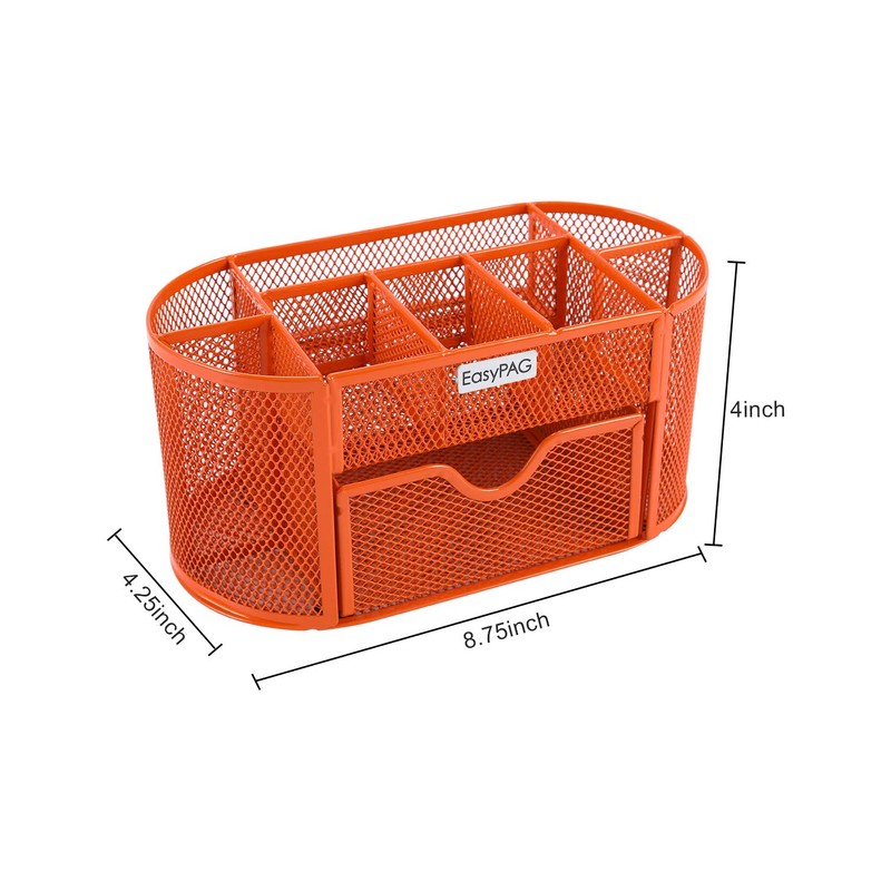 EasyPAG Desk Organizer 9 Components Mesh Office Desktop Office Supplies