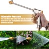 Garten Handbrause, Gartenschlauch Metall Spritzpistole,Hochdruck-Zinklegierung Garten Handbrause Turbo Washer für