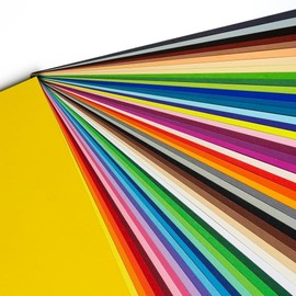 Hawksbill Paper 130GSM Multi-Coloured Paper – Assorted 50 Pack in Bright & Pastel Rainbow Colour A4 Paper – for Arts & Crafts, Notice Boards, Gift Wrapping, Packaging & Brainstorming