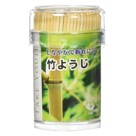 Yanagi Products Y-078 Toothpick, Bamboo Toothpick, 2.6 inches (6.5 cm), Approx. 280 Pieces x 10 Pieces, Durable, Break-Resistant, Shatter Resistant, Hard Container