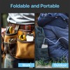 HYPERLITE Rechargeable Work Light 2pack 40W 4000Lumens, Hanging Hook Folding