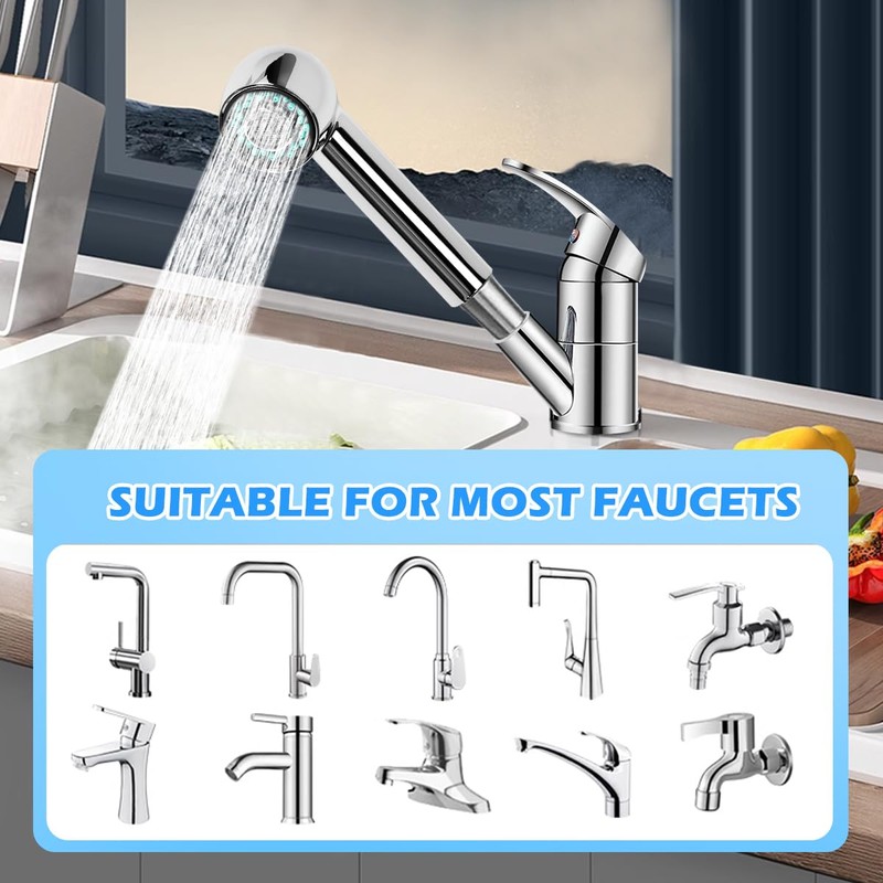 FuxFuis Replacement Kitchen Shower Head