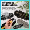 ExcelMark Premium No Soliciting Sign for House - Made in