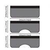 3-Piece Magnetic PU Leather Car Fender Cover Set for Auto