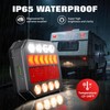 OUTPHORCE Magnetic Wireless Trailer Lights, 2.4GHz Rechargeable LED Trailer Lights