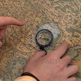 Funny portable mini ruler compass portable compass camping compass mini compass portable mountaineering compass 4ea