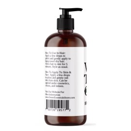Sweet Essentials Organic Unrefined Tamanu Oil 16oz Glass w/ Pump, Imported From Tahiti, 100% Pure