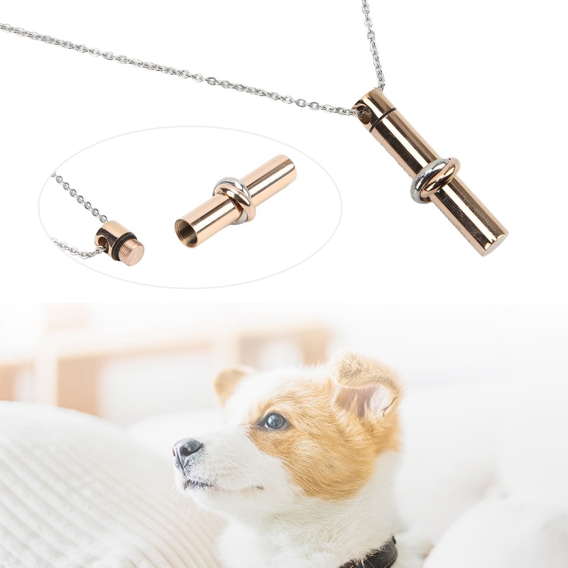 Ashes Necklace 316L Stainless Steel Oxidation Resistant Memorial Cremation Jewelry
