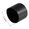 sourcing map 10pcs Rubber End Caps 48mm ID Vinyl Vinyl