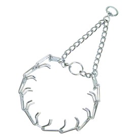 Herm Sprenger Chrome Plated Prong Dog Training Collar Ultra-Plus Pet Pinch Collar with Swivel No-Pull Collar for Dogs Made in Germany