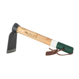 Adler - The Rosie Heritage Garden Hoe,Heavy Duty Wood Hand Shovel, Durable for Weeding, Potting, and Digging, 11.8 inches (Green)