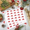 AnyDesign 500Pcs Christmas Stickers Glitter Santa Hat Envelope Seal Decals