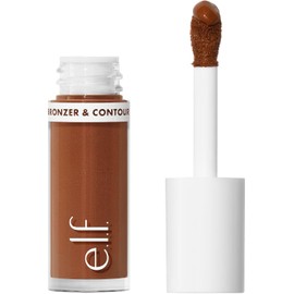 e.l.f. Bronceador Y Contorno Líquido Camo, Fórmula Sedosa Y Altamente Pigmentada, Crea Un Brillo Bronceado Duradero Y Un Aspecto Natural, Vegano Y Sin Crueldad Animal.