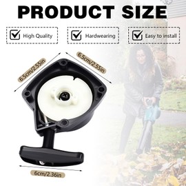 Recoil Pull Start Starter A051000960 A051000961 Echo Blower ES-250 PB-250 254cc Hand Pull Starter Blowers A052000490 A051002980 (Black)