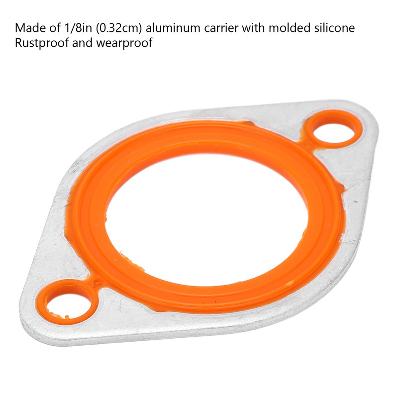 Thermostat Water Neck Housing Gasket Aluminum Silicone Replacement for CHEVY