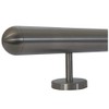 Stainless Steel Handrail, 33.7 mm in Diameter with Straight Holder