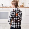 NEOVIVA Heavy Duty Work Apron for Kid Boys with Pockets