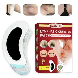 Pumei Lymphatic Drainage Patch Lymphatic Drainage Herbal Lymphatic Drainage Care Patch Herbal Neck Patch (12)