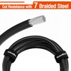 ValueMax Bike Lock Cable, 7FT/213CM x 12mm Bicycle Security Cable,