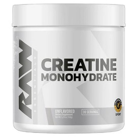 RAW Nutrition Creatine Monohydrate Unflavored, 1 x 150g / RAW Nutrition 크레아틴 모노하이드레이트 언플레이버드, 1개, 150g