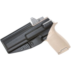 CYA Supply Co. Base Optics Ready (Black) Inside Waistband Holster IWB Veteran Owned Company Fits Sig Sauer M17 & Sig Sauer P320 Full Size