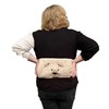 Fleece Waist Wrap Hot Water Bottle & Cover 1lt Brown