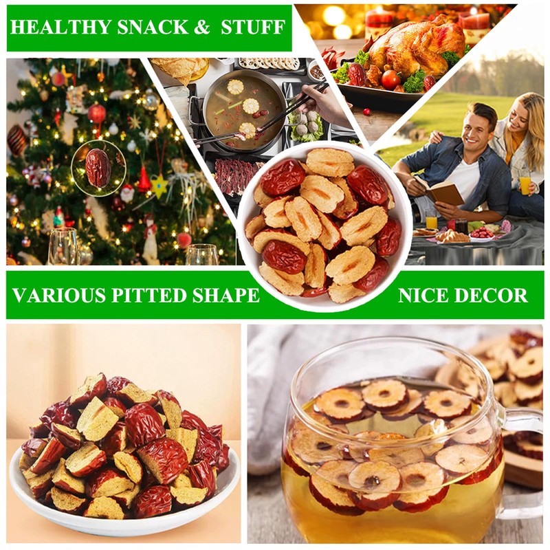 Dried Jujube Dates Pitted Red Date Natural Sweet Chinese 红枣