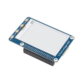 2.7 inch E-Ink Display HAT for Raspberry Pi 4B/3B+/3B/2B/Zero/Zero W/Zero WH and Jetson Nano 264 x 176 Pixels Black White Two-Colour 3.3 V/5 V E-Paper Screen LCD SPI Interface Support Partial Refresh
