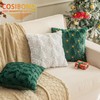 COSIBONO White Christmas Tree Pillow Covers 18x18 inches Set of