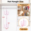 NANATI Hat Hangers for Closet, Stainless Steel Hat Organizer, Hat