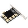 PCI E 1 to 6 Riser Card IC Heat Sink