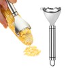 Phyxiul Corn Cutter, Peeler, Corn Grainer, Mini Stainless Steel Corn