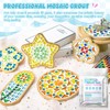JAOJAO 10.6Oz Mosaic Grout Powder Mosaic Grout for Crafts White