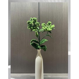 ShinyWay Craft Chenille Stems, Approximately 100 Pieces, Fluffy, High Density, 0.2 inch (6 mm), 11.8 inches (30 cm), Artificial Flowers, Chenille Stem Bouquets, Birthdays, Anniversaries, Graduation