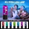 Jellyfish Lamp LED Mood Light,LED Fantasy Jellyfish Lava Lamp,7 Colours