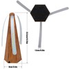 PIAOPIAONIU 3 PCS Fly Fan for Tables Fan Fly Portable