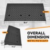 Auto Dynasty Rubber Curb Ramps, 6.3" Lift Height Curbside Driveway