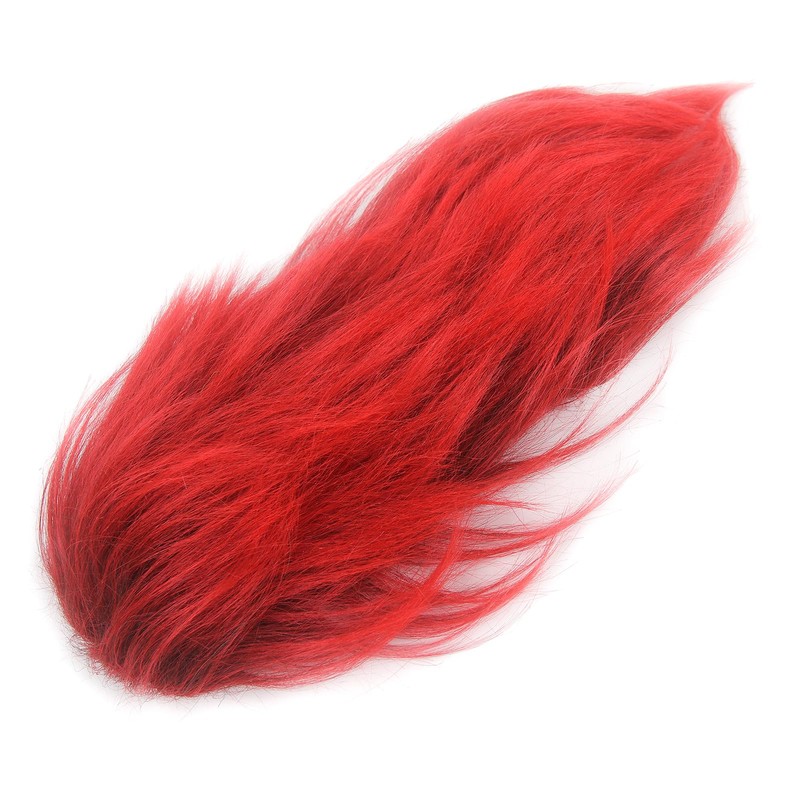 H&Bwig Men's Punk Mohawk Spiky Wig - Red/Black & Multicolor