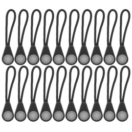 Luminous Zipper Pull, Zipper Tag Heads Bag Clip Buckle Cord Extension Fixer Glow in The Dark Night Replacement Repair Kit for Outdoor Backpacks Jackets Luggage Purses Handbags Traveling Cases 20 PCS
