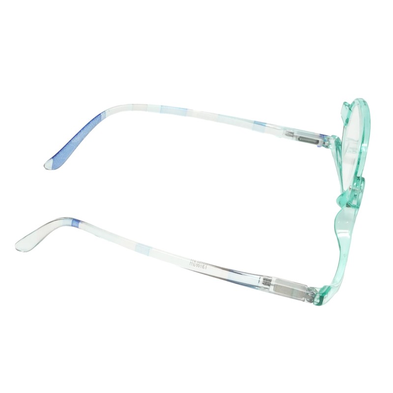 Calabria Flip Up Magnifying Makeup Reading Glasses +5.00 Olive Eye