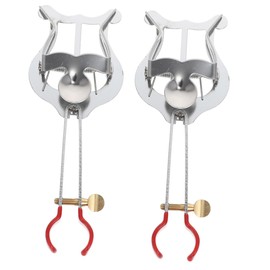 Kisangel 2pcs Clarinet Music Score Clip Durable Clamps for Marching Lyre Professional Instrument Accessory Sturdy Easy to Use Music Holder