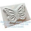 Butterfly Garden Concrete or Plaster Casting Plaque Mould Nr1