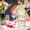 Socive Wedding Gift Wine Bags, Engagement Bridal Shower Gift, Wedding