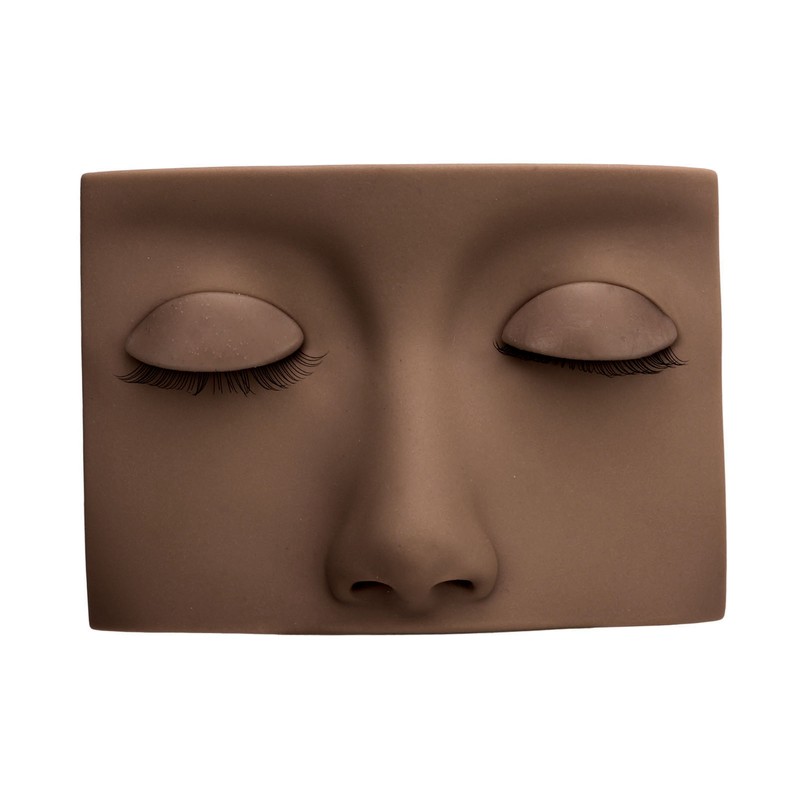 Lash Mannequin Head with 3 Pairs Replaceable Eyelid Silicone Eyelash
