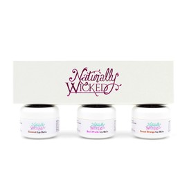 Naturally Wicked® Lip Balm Trio | 3 Natural Fruity Flavoured Lip Balm Gift Set